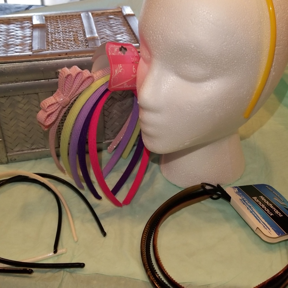 HEADBANDS ASSORTED 13 TOTAL LOT.